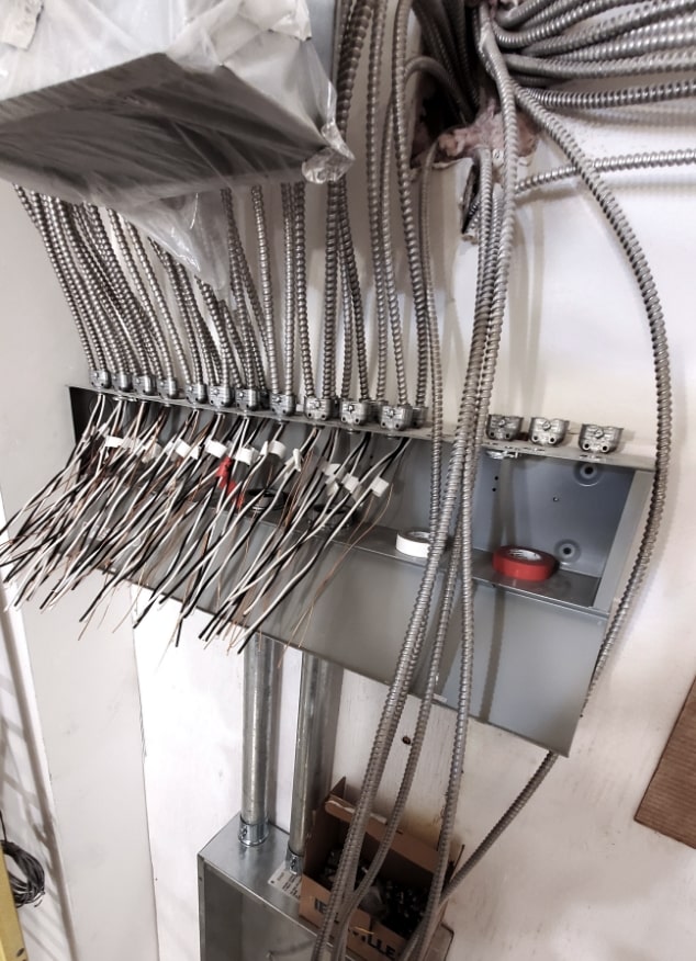Organized code-compliant wiring