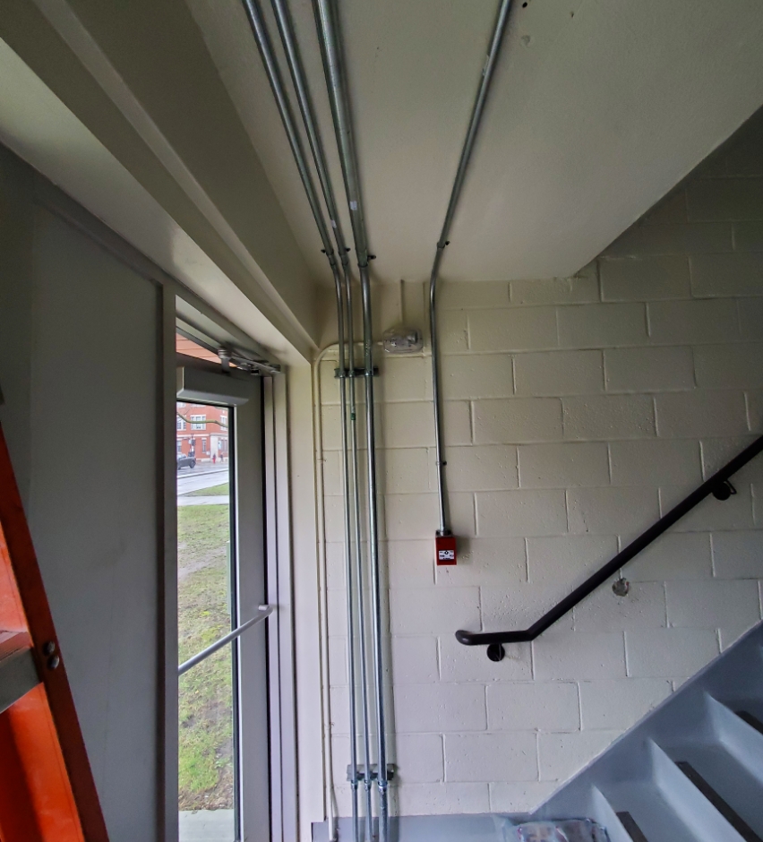 Conduit Escalier Alarme Incendie