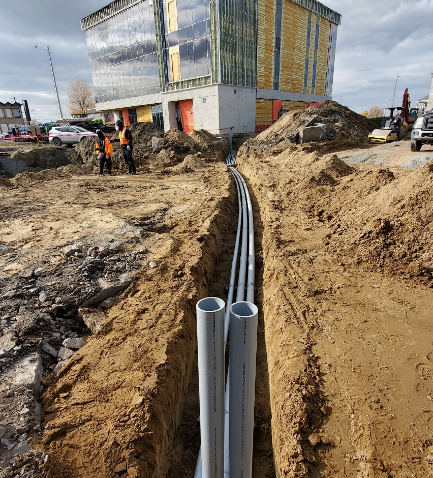 Conduit Souterrain Chantier